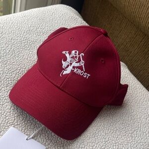 Krost Mr Monopoly NWT revolve sun dried tomato red ball cap